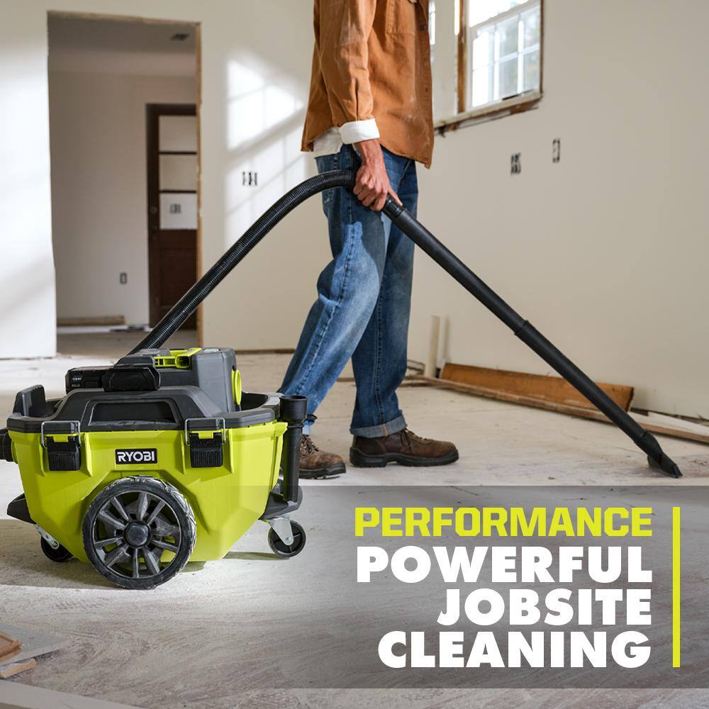 RYOBI ONE+ 18V Cordless 6 Gal. Wet Dry Vacuum (Tool Only) PCL735B