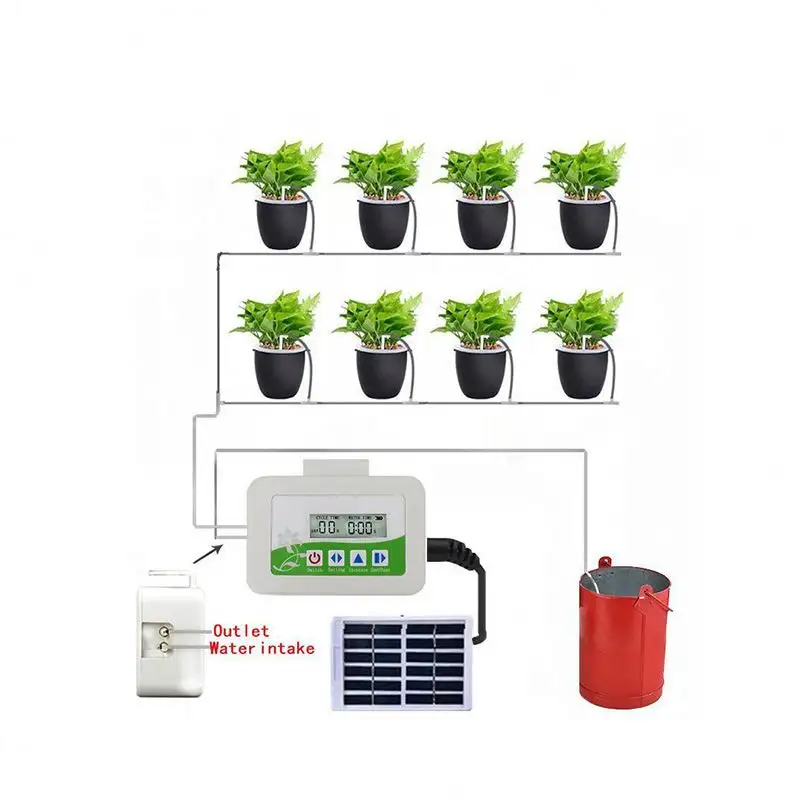 Household Gardening Automatic Plant  Watering Pump Controller Irrigation Device Supplies Garden Water Timers System/