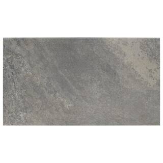 MSI 0.8 in. x 13 in. x 24 in. Quarzo Gray Porcelain Pool Coping (4.33 sq. ft.case) NQUAGRA1324