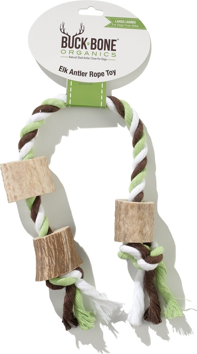 Buck Bone Organics Antler Rope Dog Toy