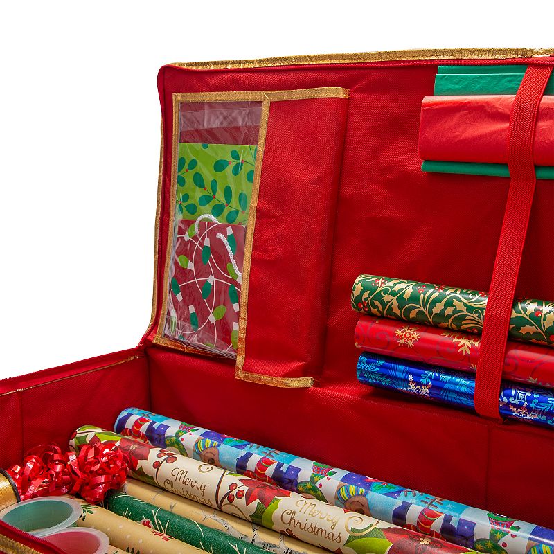 Simplify Holiday Gift Wrap Storage Tote