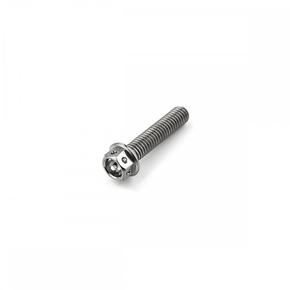 Racebolt Titanium Race Drilled Hex Head Bolt M6 X 1.0mm X 30mm