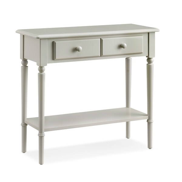 Coastal Narrow 1-drawer Sofa Console Table with Lower Shelf