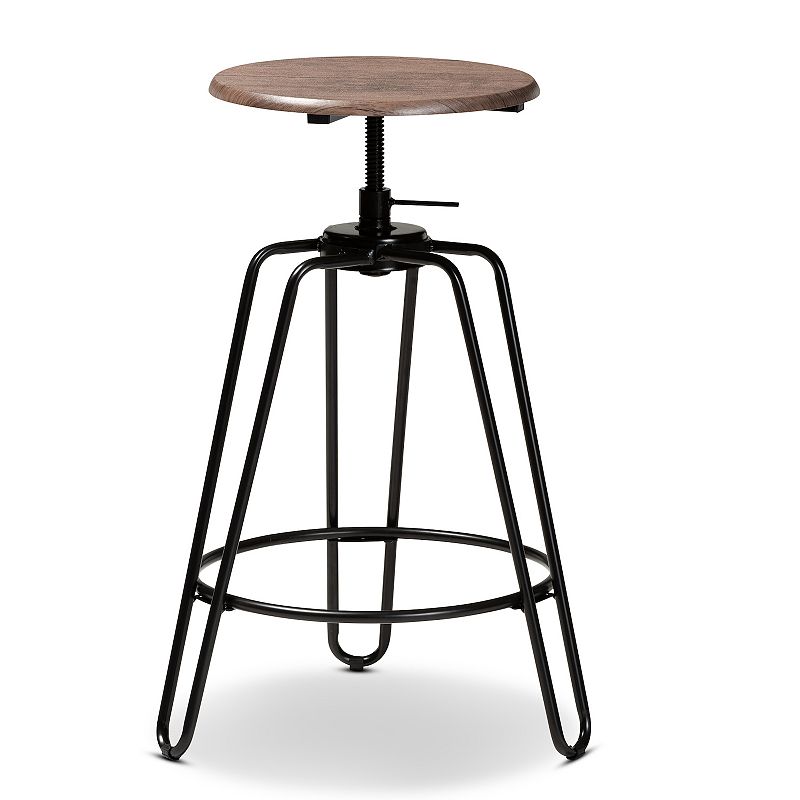 Baxton Studio Veera Pub Table and Stool 3-piece Set