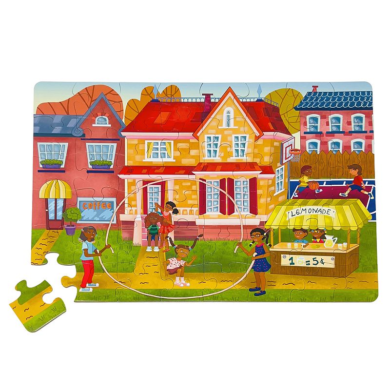 Upbounders Fun Outside 48-Piece Jumbo Floor Puzzle