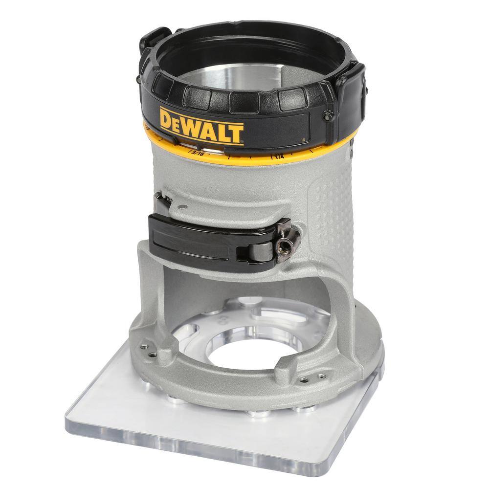 DW 7 Amp Corded 1-14 Horsepower Compact Router with Plunge Base and Bag DWP611PK