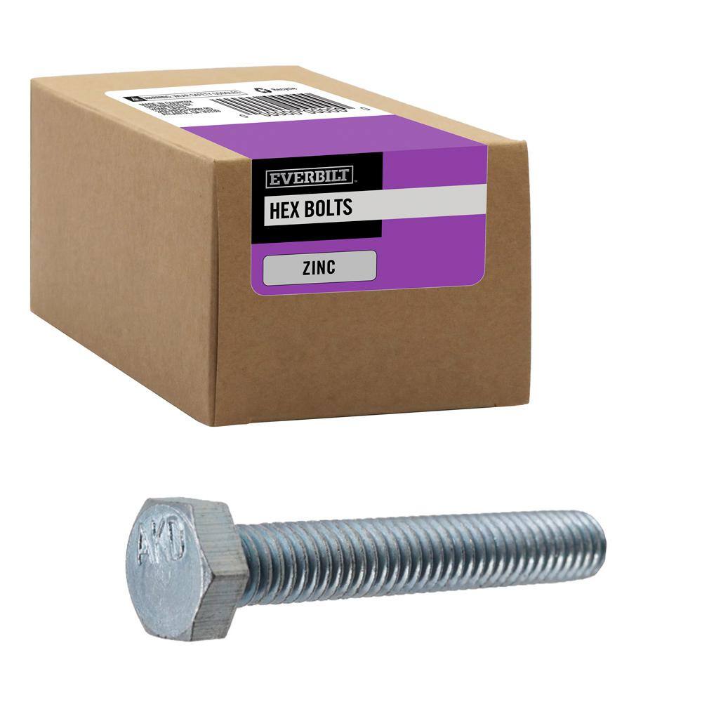 Everbilt 516 in.-18 tpi x 2 in. Zinc-Plated Hex Bolt 87166