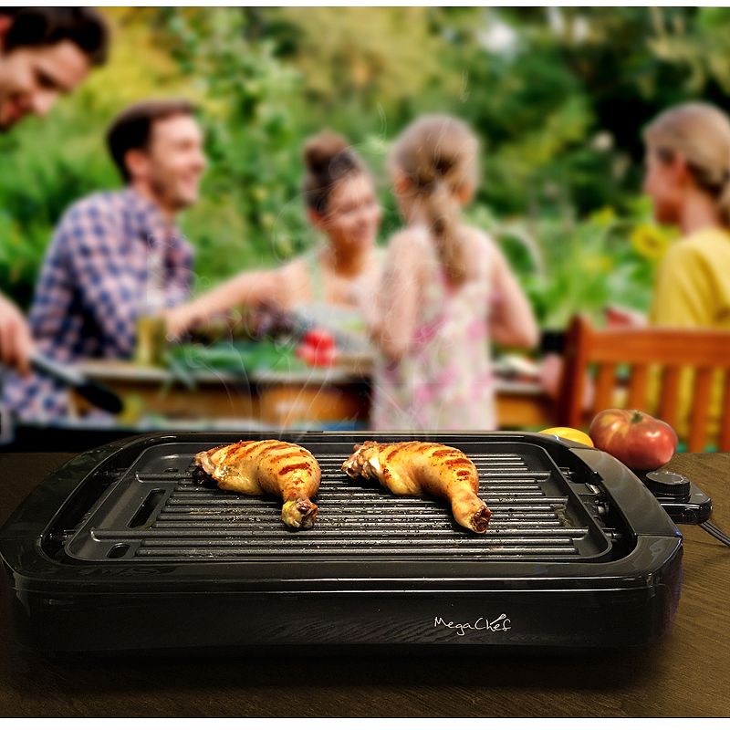 MegaChef Dual-Surface Reversible Indoor Grill and Griddle