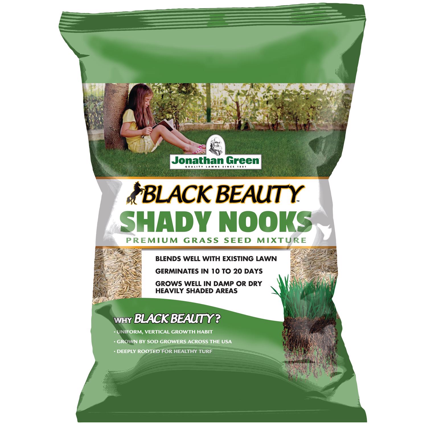 Jonathan Green Black Beauty Mixed Full Shade Grass Seed 25 lb