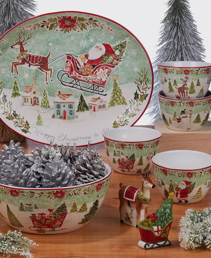 Certified International Certified Joy of Christmas Dinnerware Collection