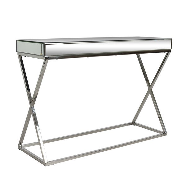 Murley Modern Glam Console Table with Mirror Tabletop by Christopher Knight Home