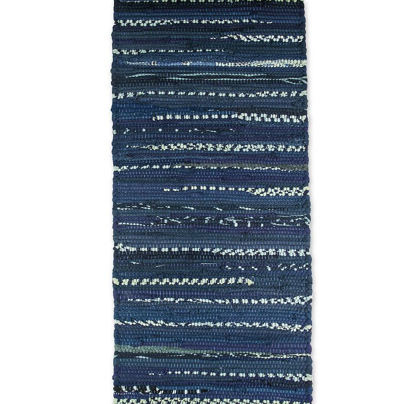 14 x 72 Blue Chindi Table Runner