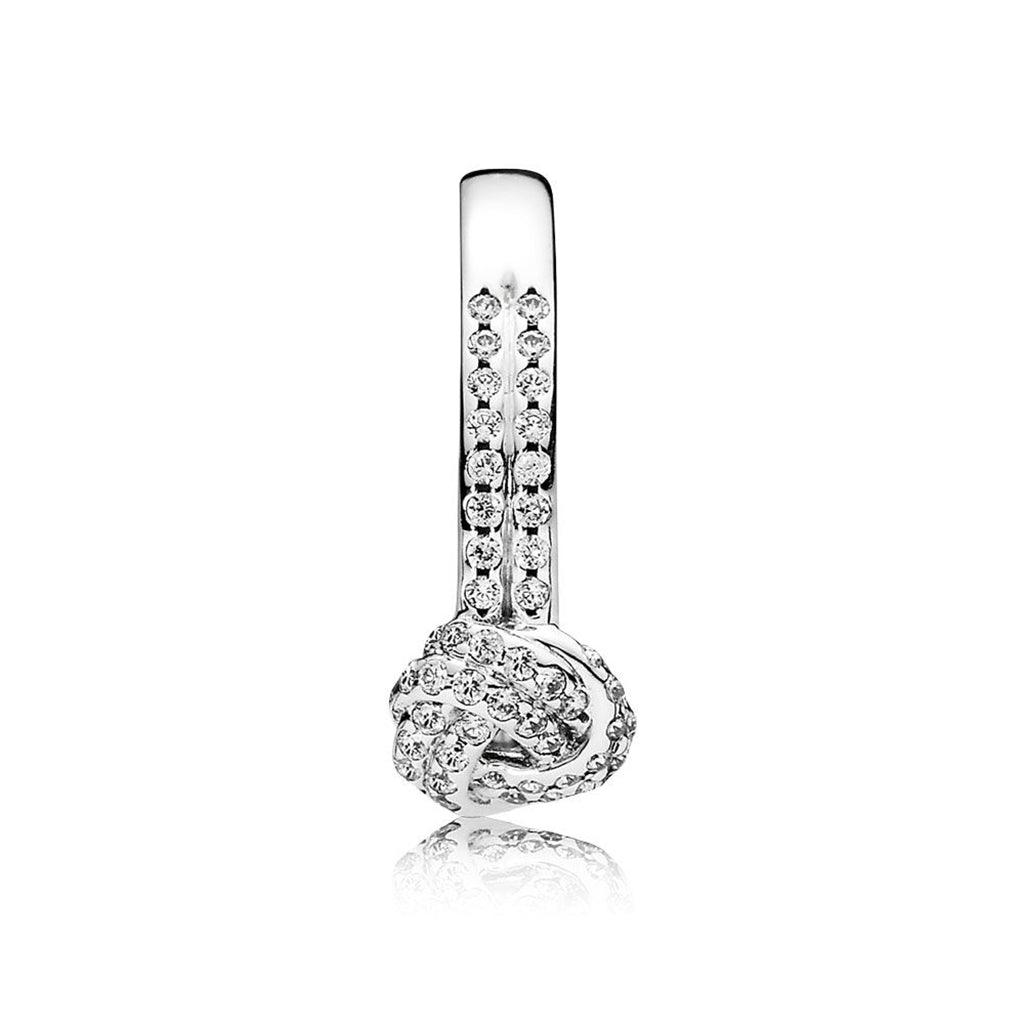 PANDORA  Sparkling Love Knot Ring