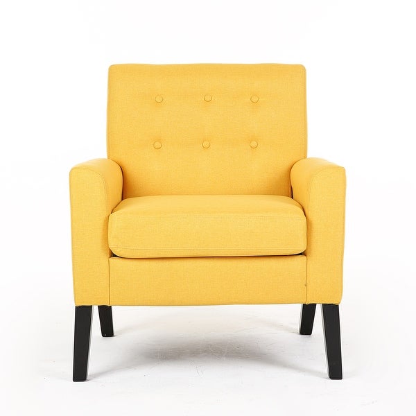 Accent Chair for Living Room， Bedroom Button Tufted Upholstered Comfy Reading Accent Chairs Sofa