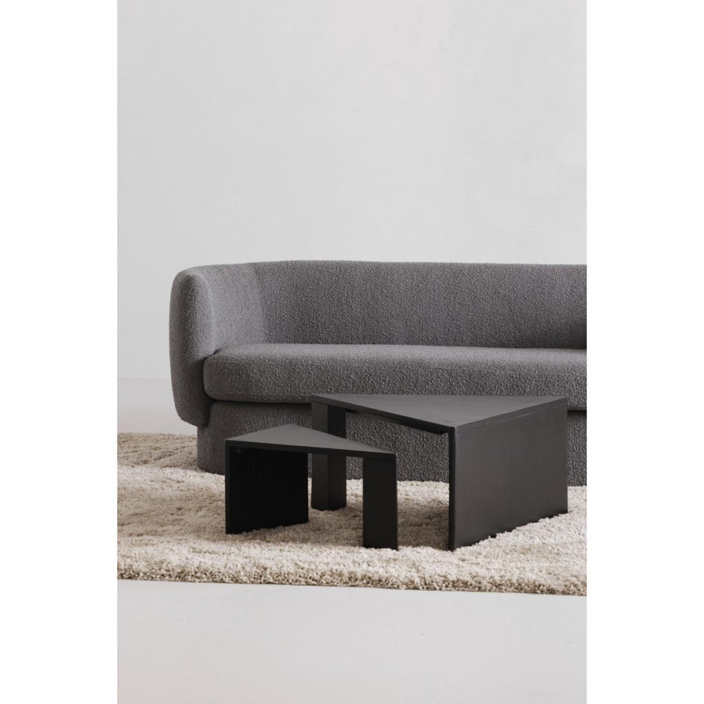 Aton Coffee Table  Black   Transitional   Coffee Table Sets   by Lighting New York  Houzz