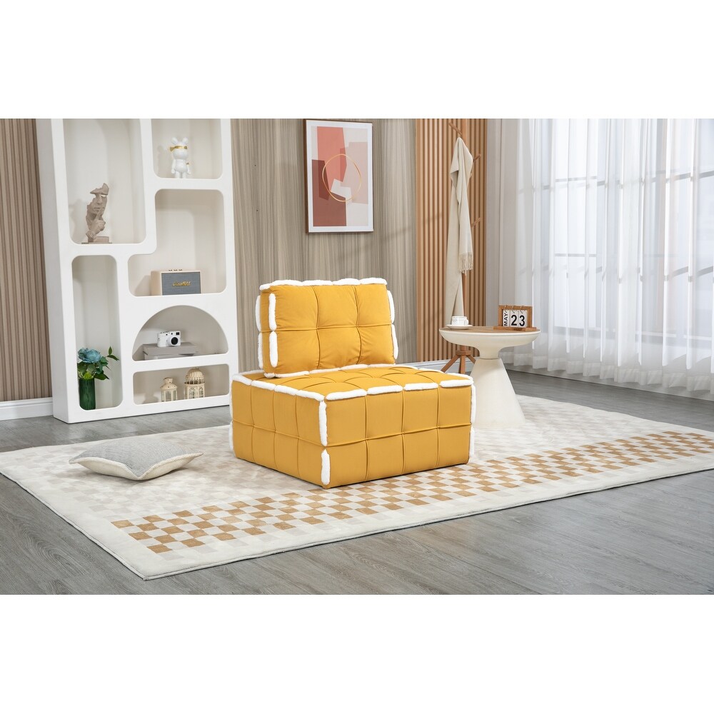 Musterd Yellow Velvet Accent Chair Lounge Barrel Chair Club Chairs