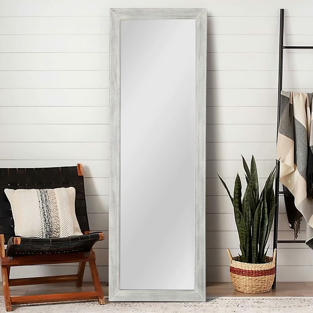 Wood Bedroom Dressing Full length Mirror with Standing