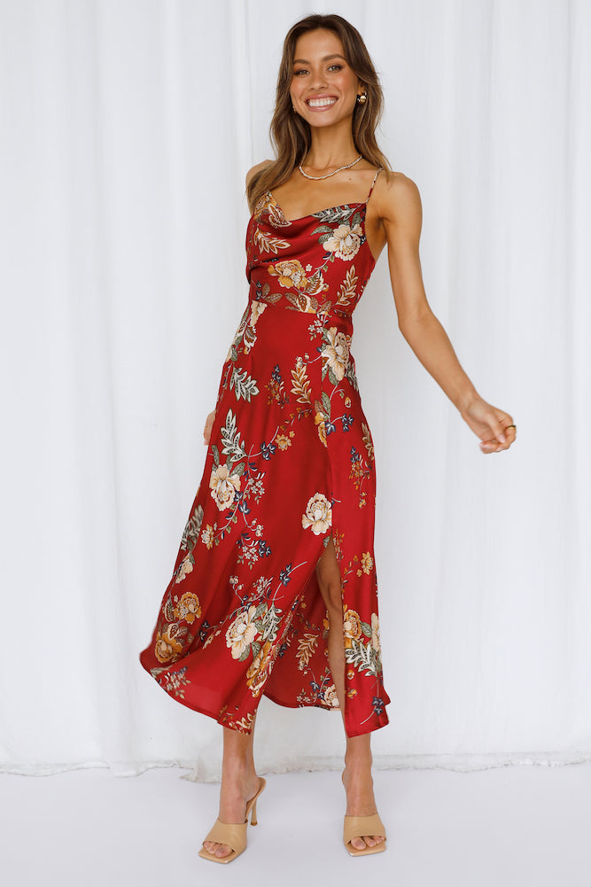 Atlas Maxi Dress Wine