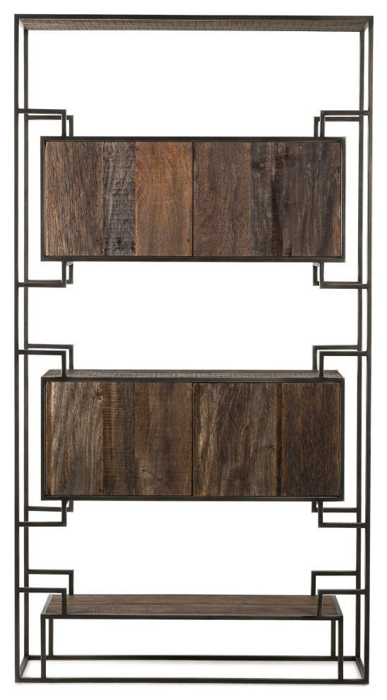 Anna Bookcase   Industrial   Bookcases   by Rustic Home Furniture Deco  Houzz