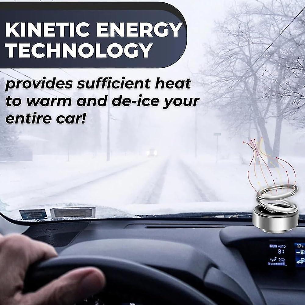 Portable Kinetic Mini Heater， Portable Kinetic Heater，automatic Rotating Solar Double Ring Heater For Car