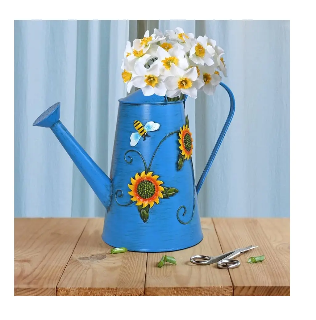 Professional Water Can Best Quality Iron Metal New Design Custom Shape Watering Can For Home Garden Daily Usage