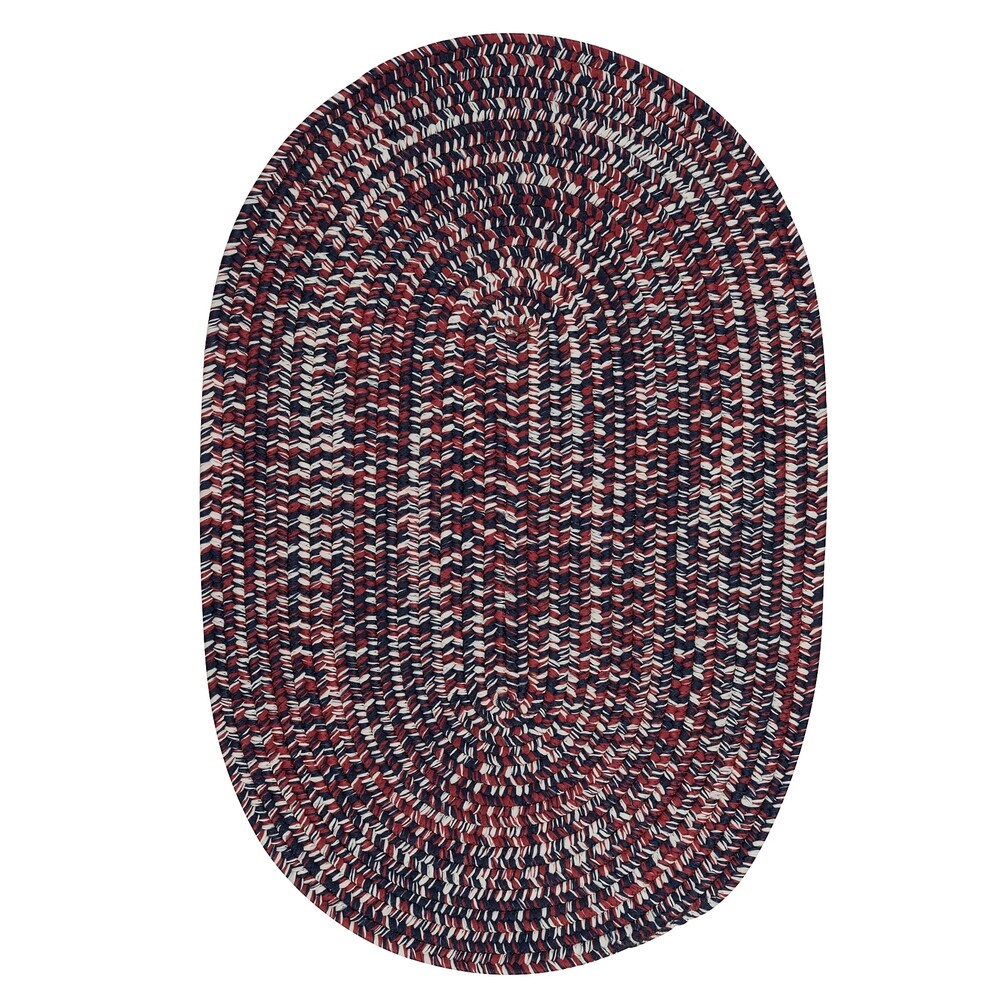 Porch   Den Rockspring Braided Polypropylene Indoor/ Outdoor Oval Rug