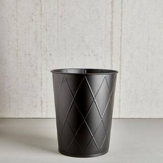 m MODA at home enterprises ltd. HARLEQUIN WASTE BIN 5L BLACK 305264-BLK