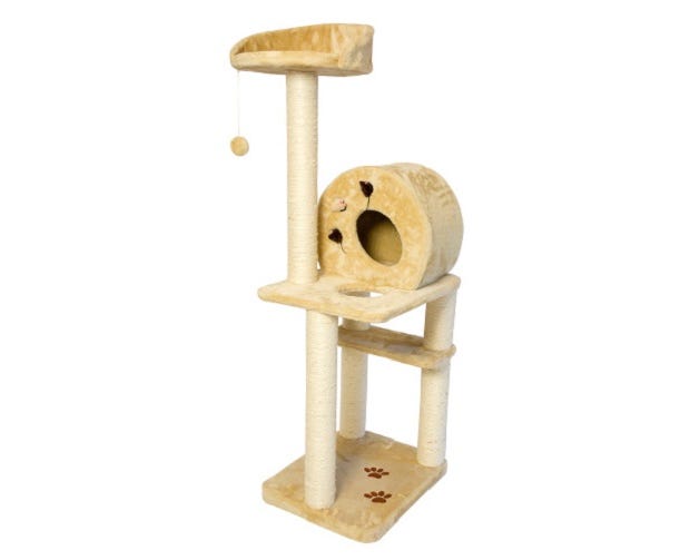 Iconic Pet Multi Level Cat Tree Playground with Sisal Posts and Condo - 51524