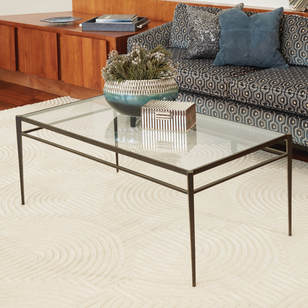 Lescot Cocktail Table   Transitional   Coffee Tables   by HedgeApple  Houzz