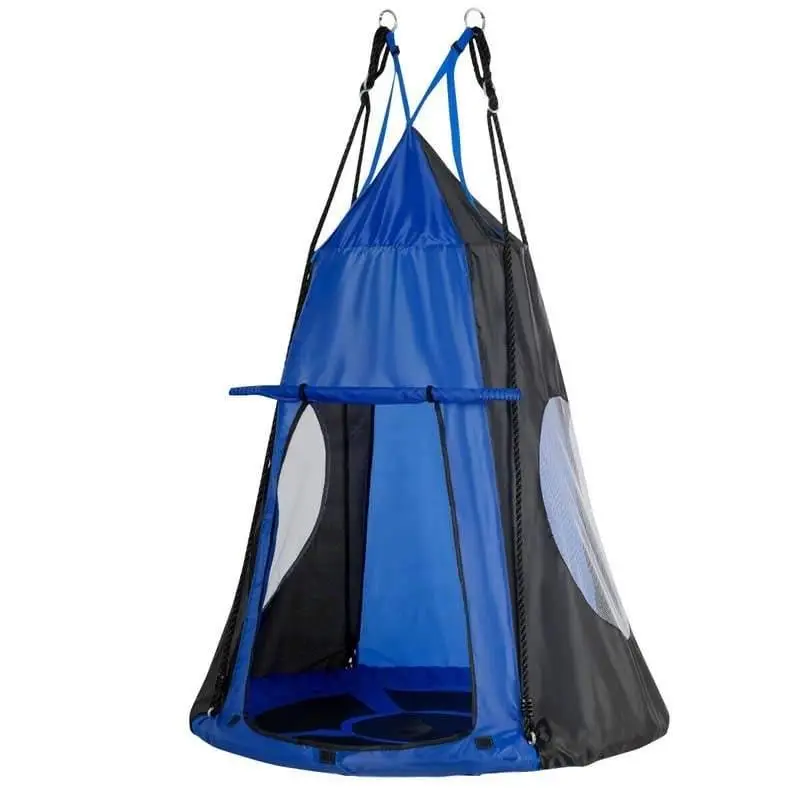 40'' Kids Hanging Tent Swing Saucer Chair Swing Tent Set