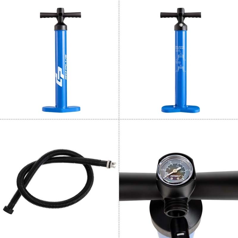 Double Action Manual inflation SUP Hand Pump with Gauge