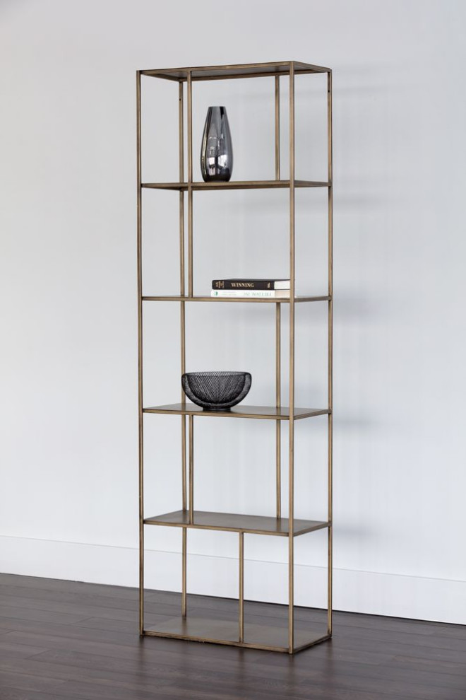 Sunpan MIXT Eiffel Bookcase   Small   Contemporary   Bookcases   by Unlimited Furniture Group  Houzz