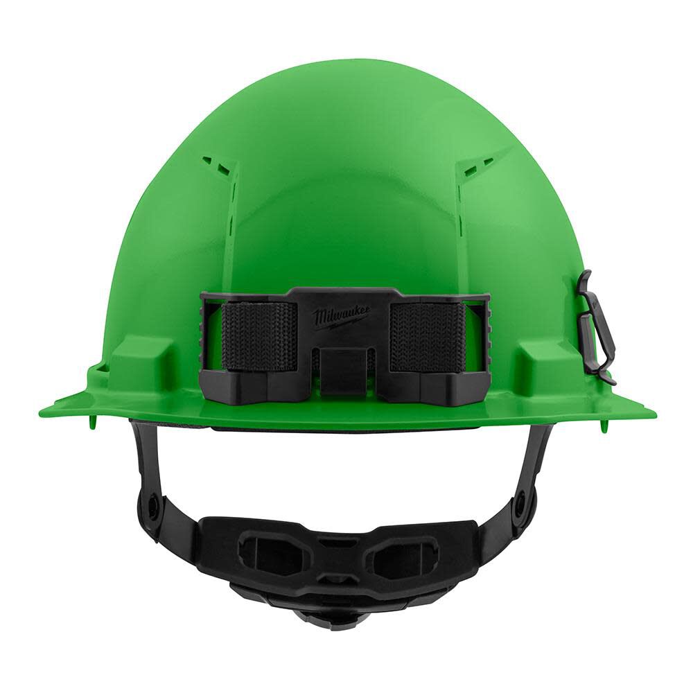 MW Green Front Brim Vented Hard Hat with 6pt Ratcheting Suspension Type 1 Class C 48-73-1226 from MW