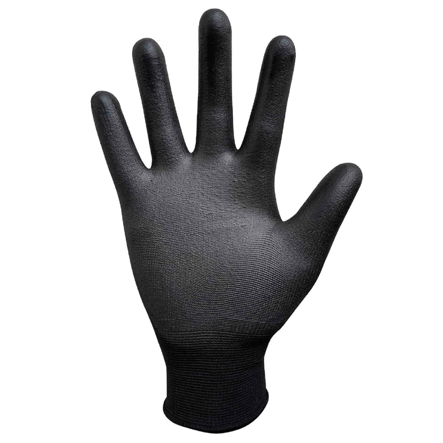 Ace Men\u0027s Indoor/Outdoor Coated Work Gloves Black L 1 pair