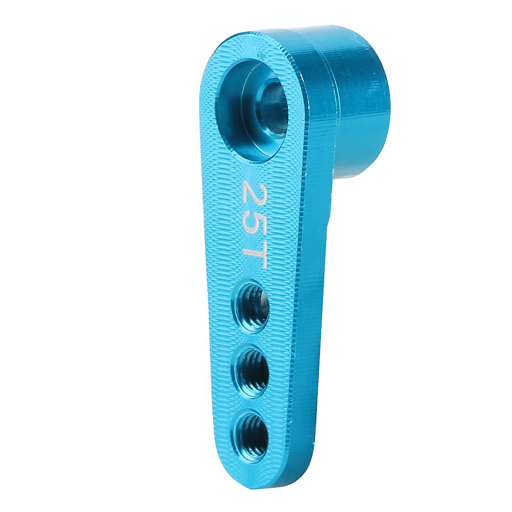 Aluminum Alloy Rc Steering Servo Half Arm Horn 28.5mm 25t For Hsp 1/10 Truck (blue)