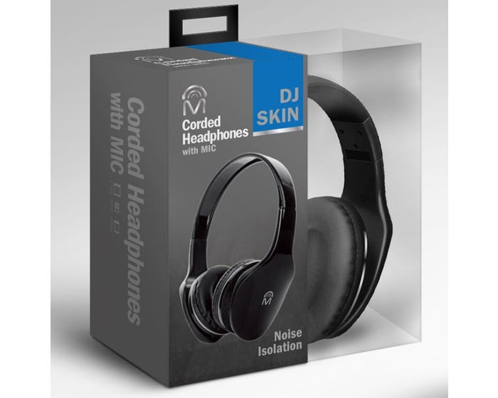 M Corded Headphones With Mic  24396-RK