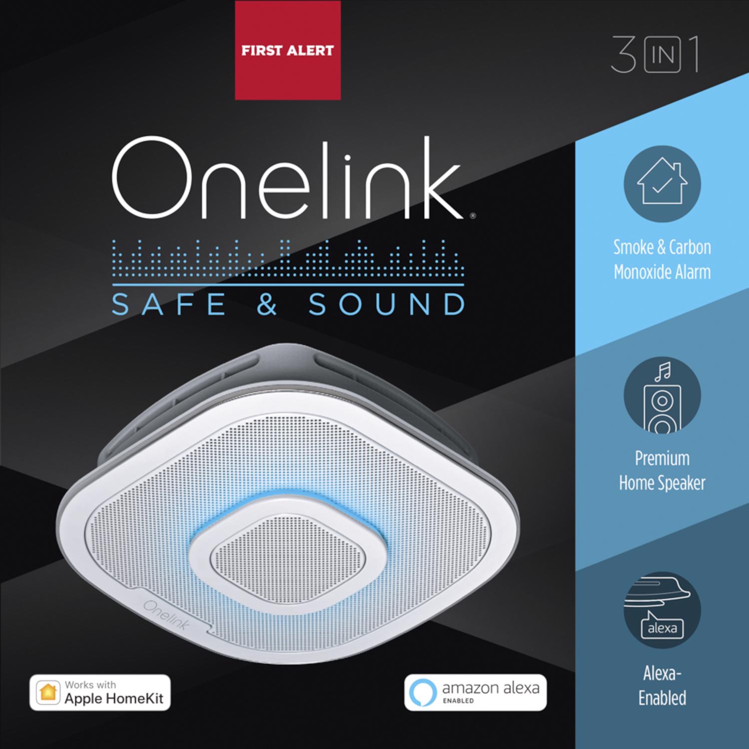 First Alert ONELINK Hard-Wired w/Battery Back-up Electrochemical/Photoelectric Connected Home Smoke