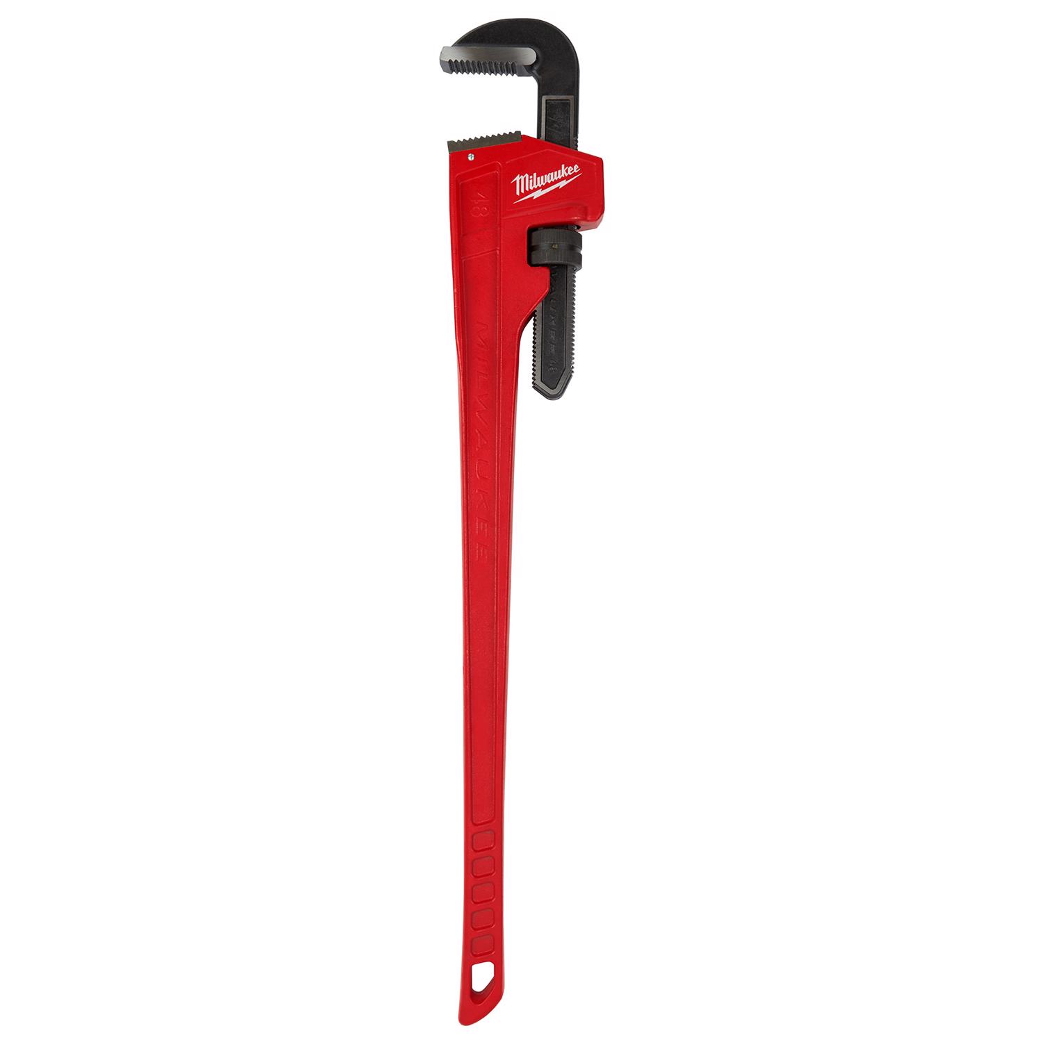 MW 6 in. Pipe Wrench Black/Red 1 pc