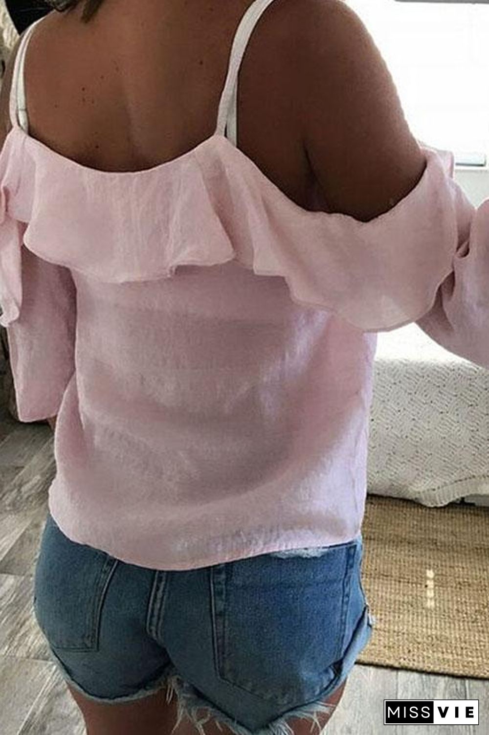 Chiffon Ruffled Top Shirt