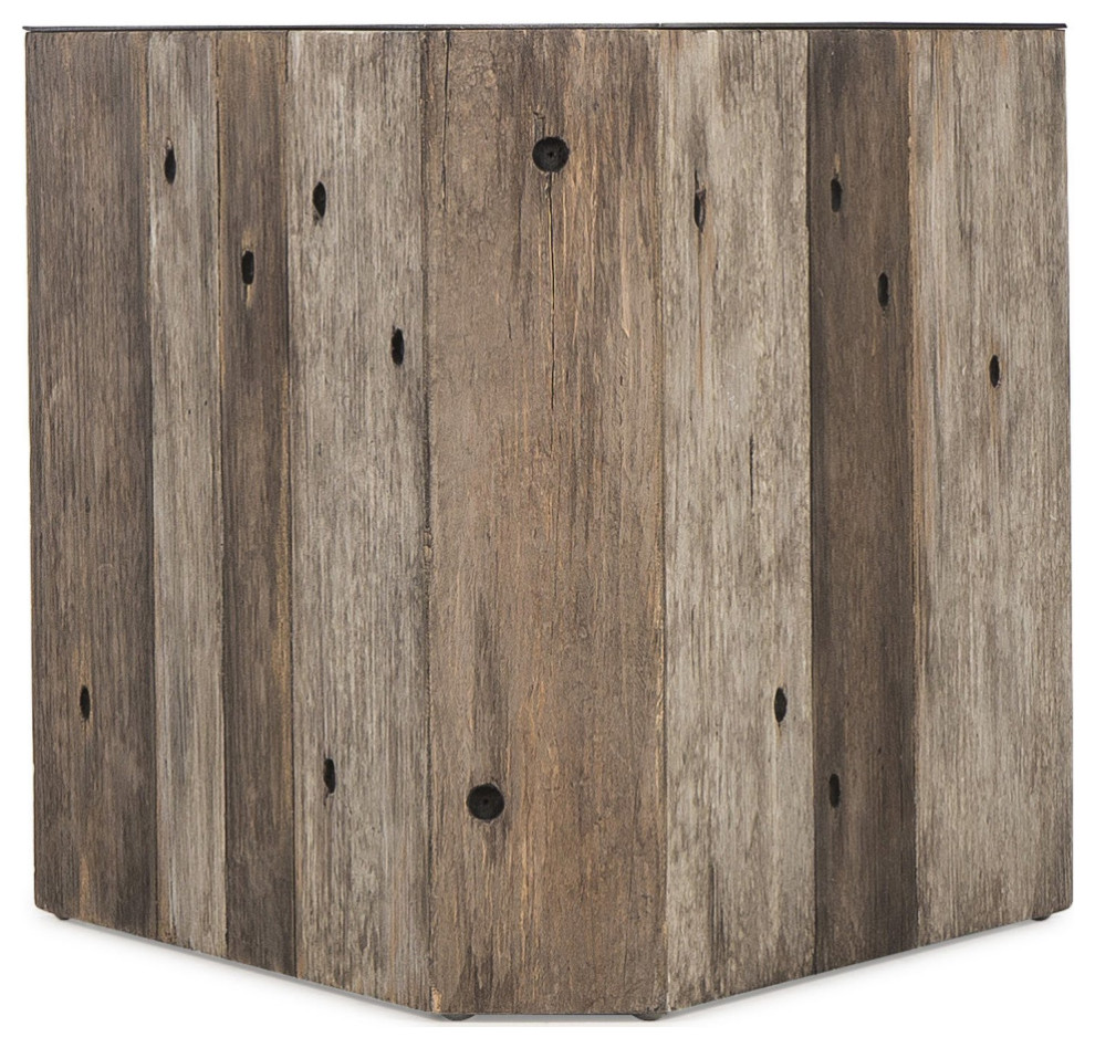 V Letter Side Table   Industrial   Side Tables And End Tables   by AED Luxury Home Decor  Houzz