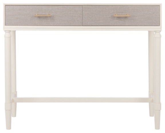 Estella 2Drw Console Table Safavieh   Transitional   Console Tables   by Safavieh  Houzz