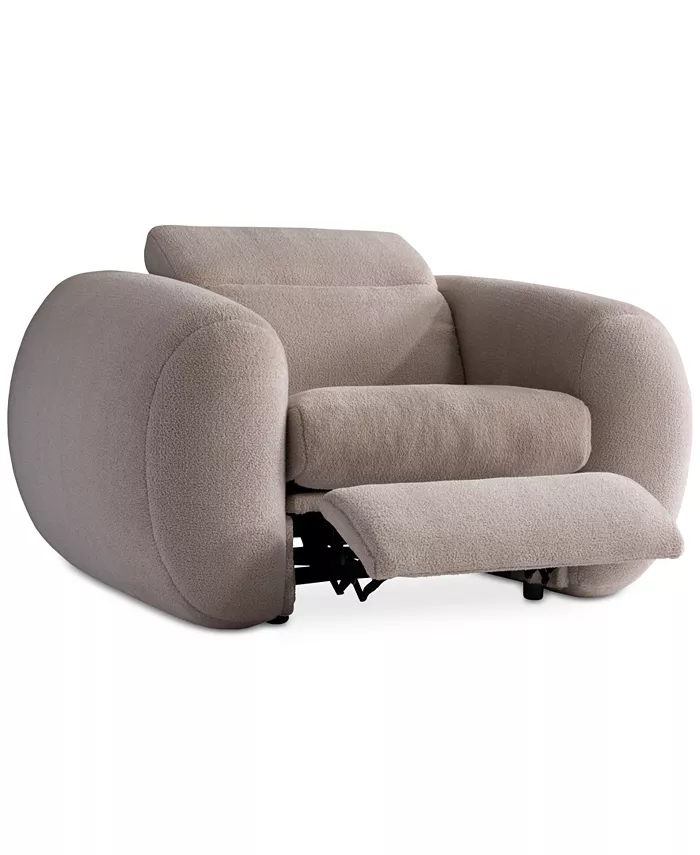 Furniture CLOSEOUT! Montreaux Fabric Chair with Power Motion Foot Rest