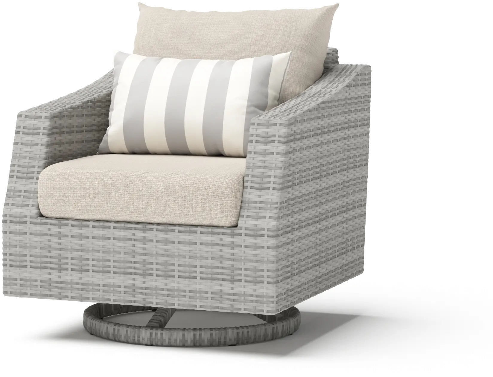 Cannes Gray Patio Motion Club Chair