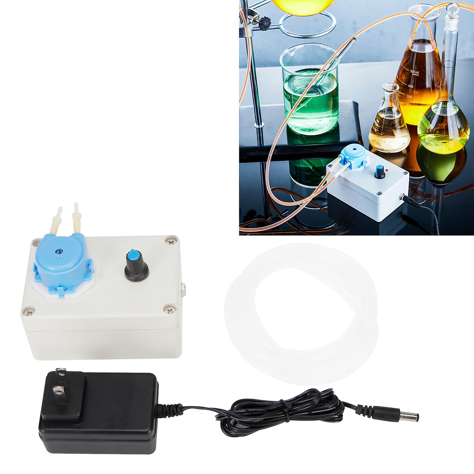 Adjustable Flow Peristaltic Liquid Pump Selfpriming Dosing Water Pump For Laboratory Us 100240v