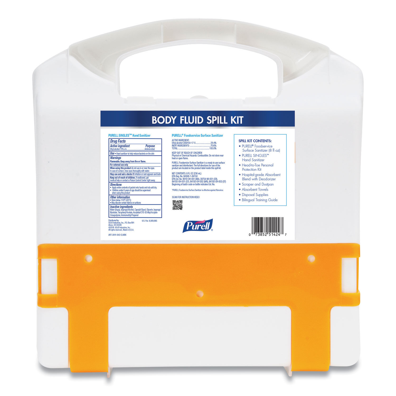 Body Fluid Spill Kit by PURELLandreg; GOJ384101CLMS