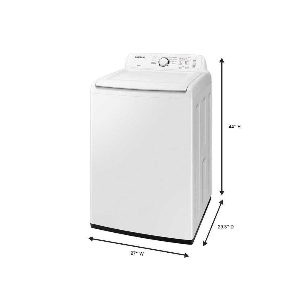  4 cu. ft. Top Load Washer with ActiveWave Agitator and Soft Close Lid in White WA40A3005AW