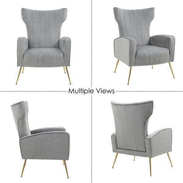 Velvet Accent Chairs for Living Room