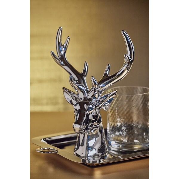 Rocky Mountain 15.5 Ceramic Stag Head Figurine Statue