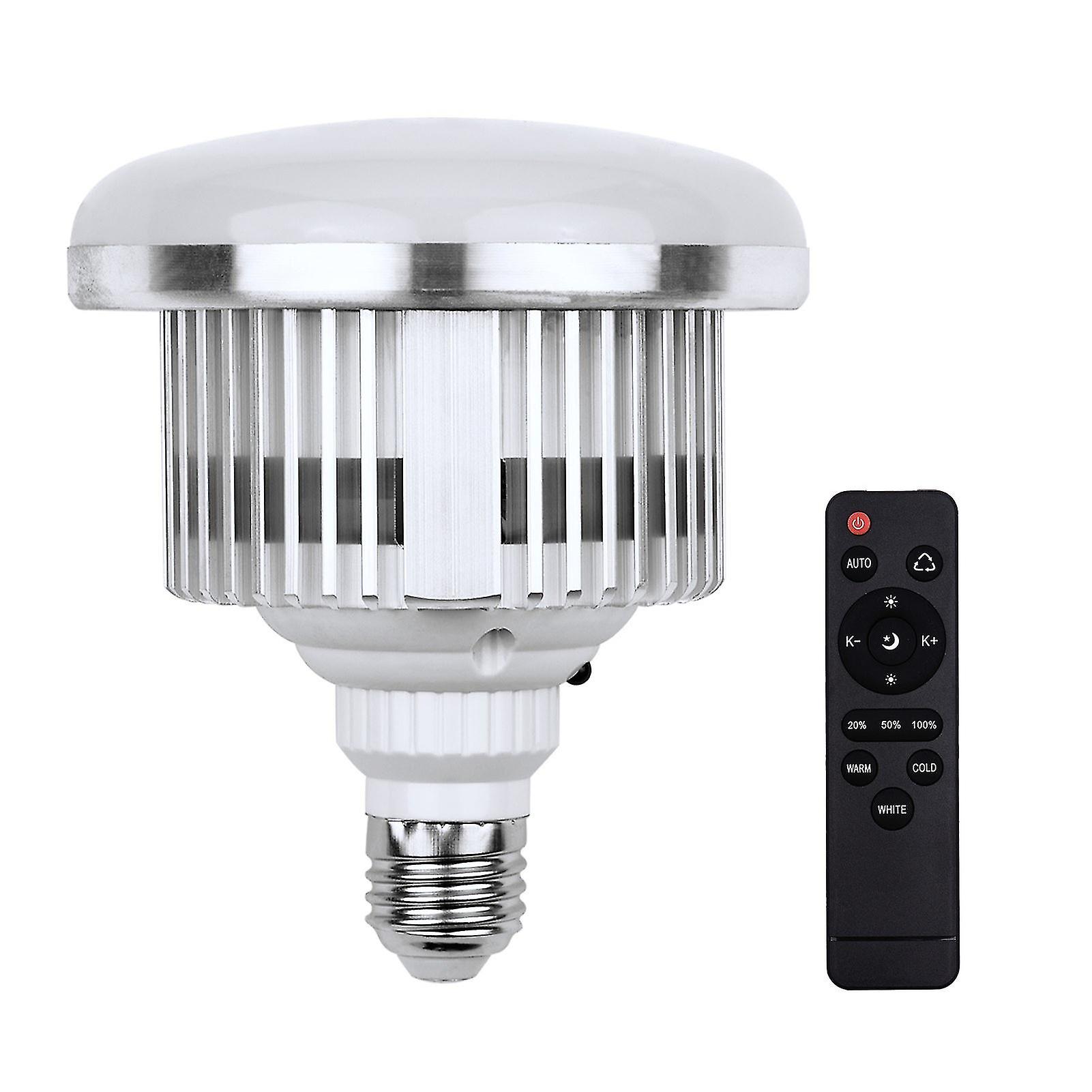 105w Led Bulb 3000k-6500k Photography Bulb Energy Saving And Adjustable Brightness E27 Bracket With Remote Control Photo Studio Home Warehouse Office