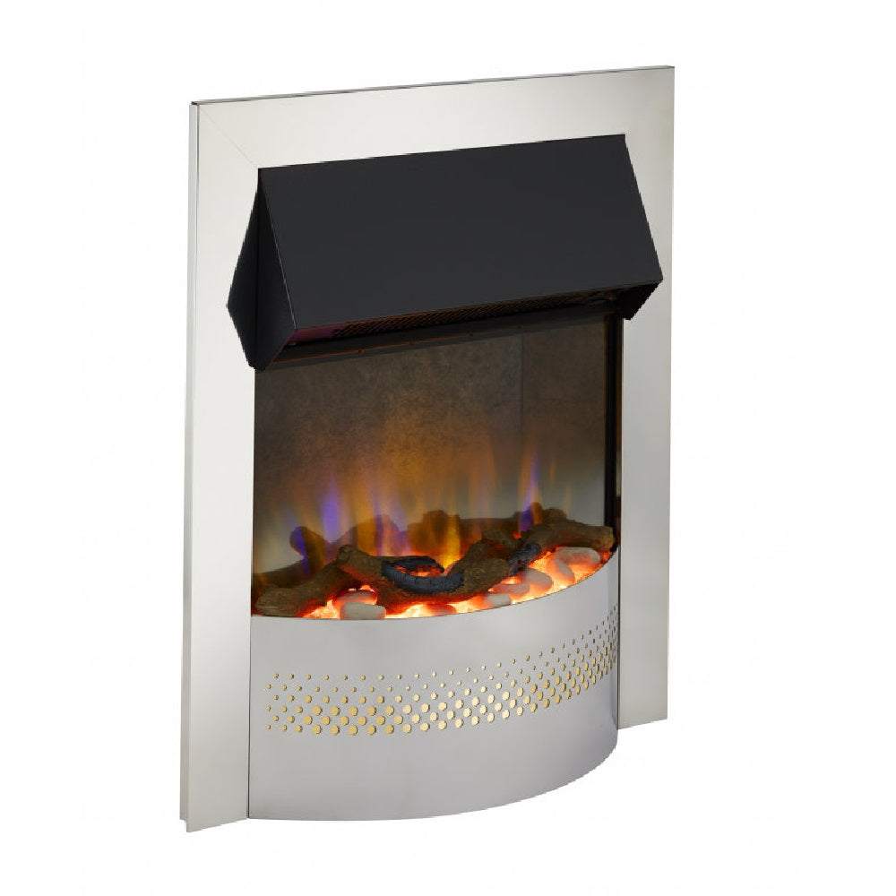 Dimplex POR20CH Portree Chrome Optiflame 3D Electric Inset Fire 2kW